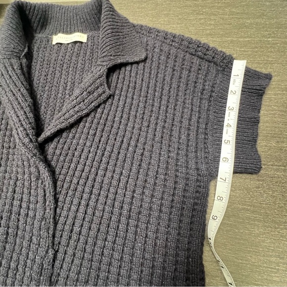 Stella McCartney Women's Square Knit Cashmere Longline Cardigan Sweater 8 - Picture 14 of 16